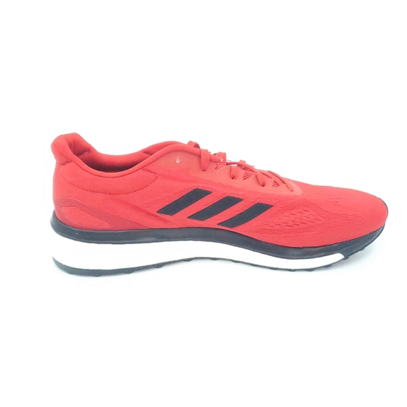 Adidas mens boost athletic shoes Red black lace up - Picture 6 of 8